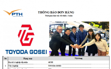 TUYỂN DỤNG ĐƠN HÀNG ĐÚC NHỰA LÀM VIỆC TẠI NHẬT BẢN (Tuyển dụng đơn hàng Xuất khẩu lao động Nhật Bản)